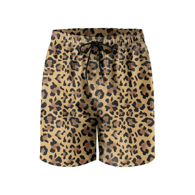 Trunks Board Surf - Moda leopardo stampa 3D pantaloncini da