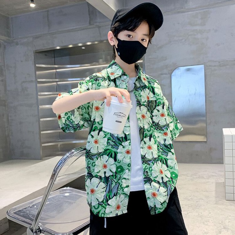 Resort Shirt Floral - Completo Estivo Floreale per Ragazzi 2026