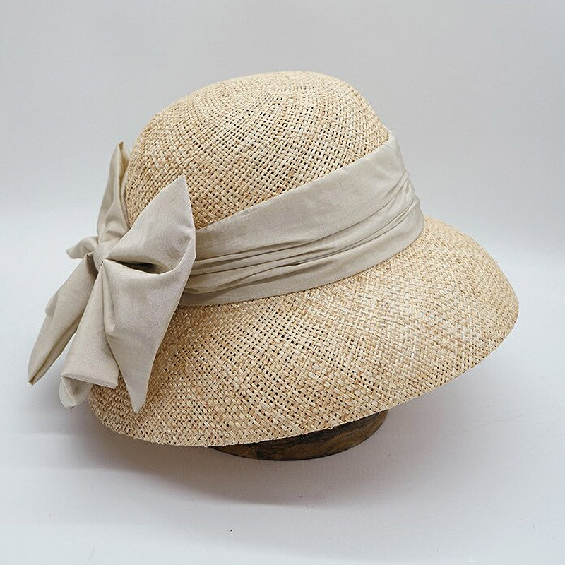 Womens Downton Abbey Style Buc - Bucket Hat Straw recensione e prezzo