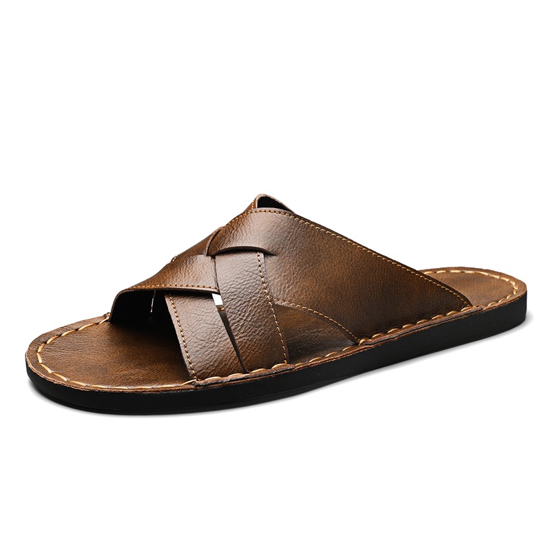 Pantofole da uomo in vera pell - Flip Flop Leather Men recensione e prezzo
