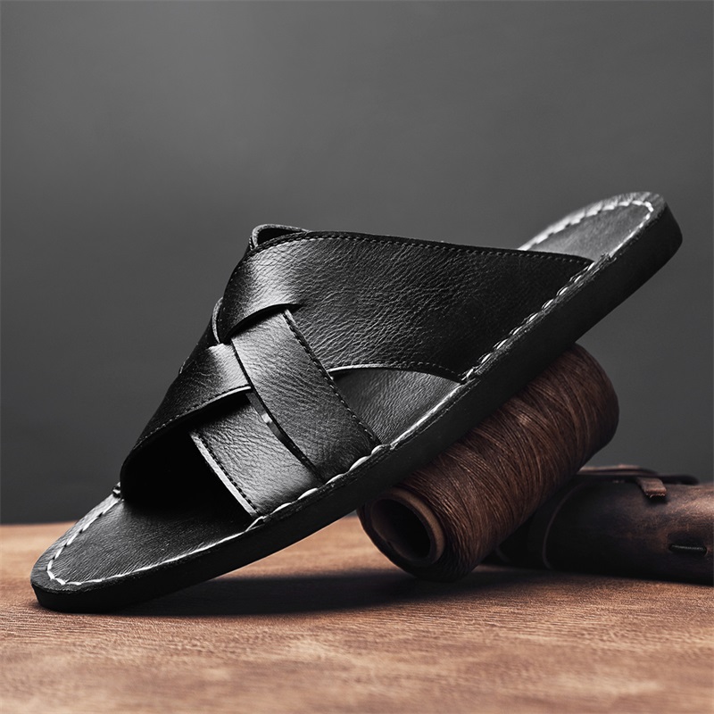 Pantofole da uomo in vera pell - Flip Flop Leather Men recensione e prezzo
