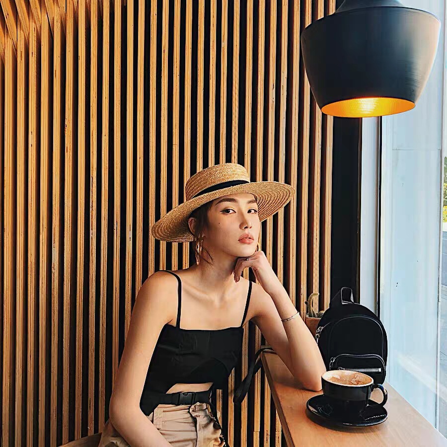 Cappello di paglia da donna el - Bucket Hat Straw recensione e prezzo