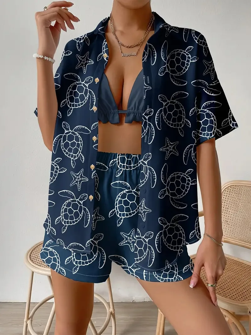 Set da 2 pezzi per le vacanze  - Shirt Camp Collar recensione e prezzo