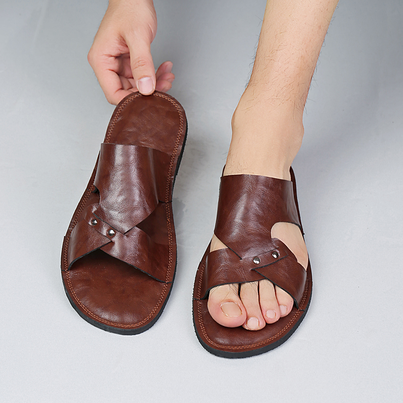 Ciabatte in Pelle Fatte a Mano - Flip Flop Leather Men recensione e prezzo